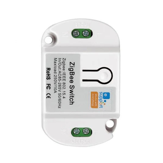 QIACHIP KR2201WZ - Y eWelink ZigBee Smart Switch Module 10A Remote Controller Smart Home Voice Control Works With Smart Things Google home Assistant Amazon Echo Alexa App - Hengs