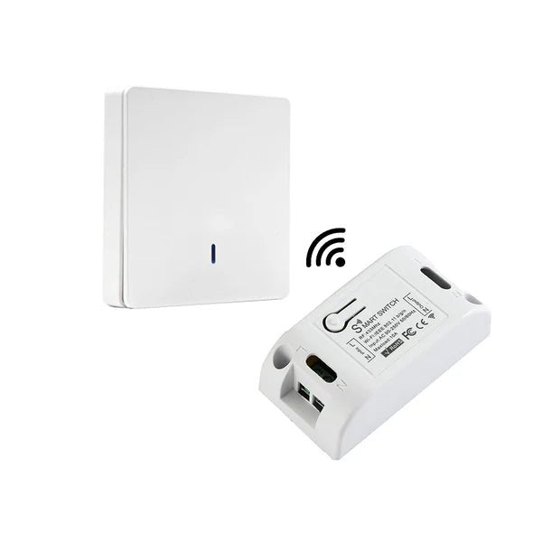 QIACHIP 433 Mhz Wireless RF Wall Panel Transmitter/Best WiFi Smart Light Switches 110V 220V Home Automation Google Home WP8601&KR2201W - Hengs