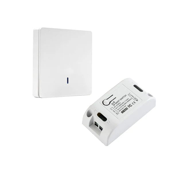 QIACHIP 433 Mhz Wireless RF Wall Panel Transmitter/Best WiFi Smart Light Switches 110V 220V Home Automation Google Home WP8601&KR2201W - Hengs