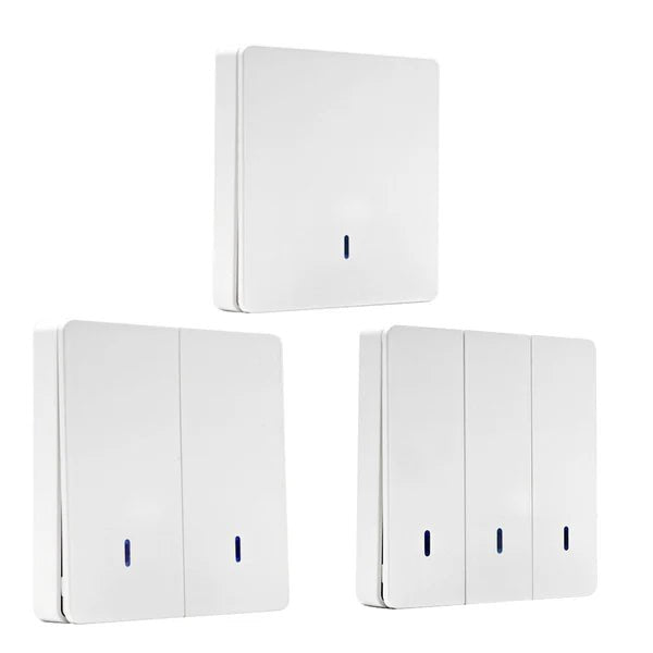 QIACHIP 433 Mhz Wireless RF Wall Panel Transmitter/Best WiFi Smart Light Switches 110V 220V Home Automation Google Home WP8601&KR2201W - Hengs