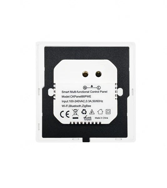 QIACHIP CKPanel PRO Smart Home Control Panel Wall Thermostat Display Scene Switch For Alexa Google Home, Built - in ZigBee Gateway Smart Scene Wall Switch - Hengs