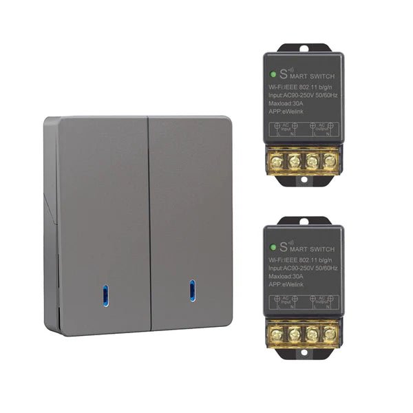 QIACHIP KR2201BY 30A WiFi Smart Switch | High Power 90 - 250V | Alexa & Google Home | eWelink App - Hengs