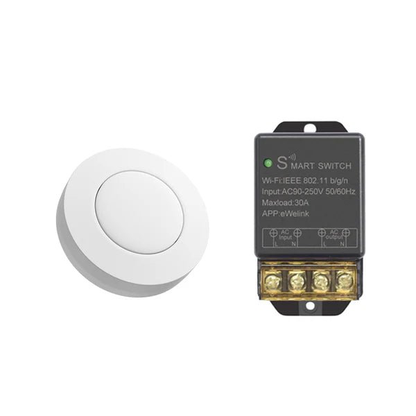 QIACHIP KR2201BY 30A WiFi Smart Switch | High Power 90 - 250V | Alexa & Google Home | eWelink App - Hengs