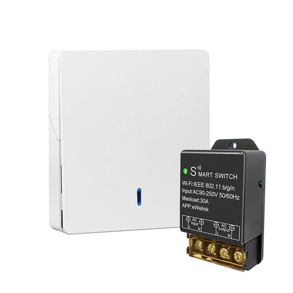 QIACHIP KR2201BY 30A WiFi Smart Switch | High Power 90 - 250V | Alexa & Google Home | eWelink App - Hengs