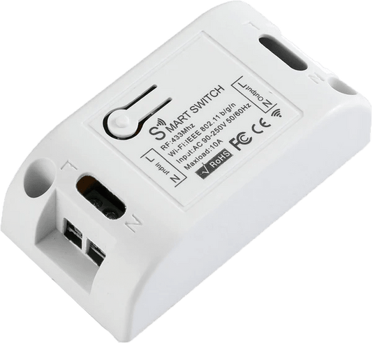 QIACHIP KR2201W 220V 1CH WiFi Smart Light Switches | Home Automation Google Home | 433MHz - Hengs