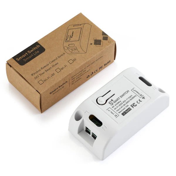 QIACHIP KR2201W 220V 1CH WiFi Smart Light Switches | Home Automation Google Home | 433MHz - Hengs