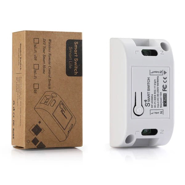 QIACHIP KR2201W 220V 1CH WiFi Smart Light Switches | Home Automation Google Home | 433MHz - Hengs