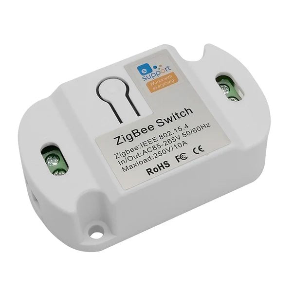 QIACHIP KR2201WZ - Y eWelink ZigBee Smart Switch Module 10A Remote Controller Smart Home Voice Control Works With Smart Things Google home Assistant Amazon Echo Alexa App - Hengs