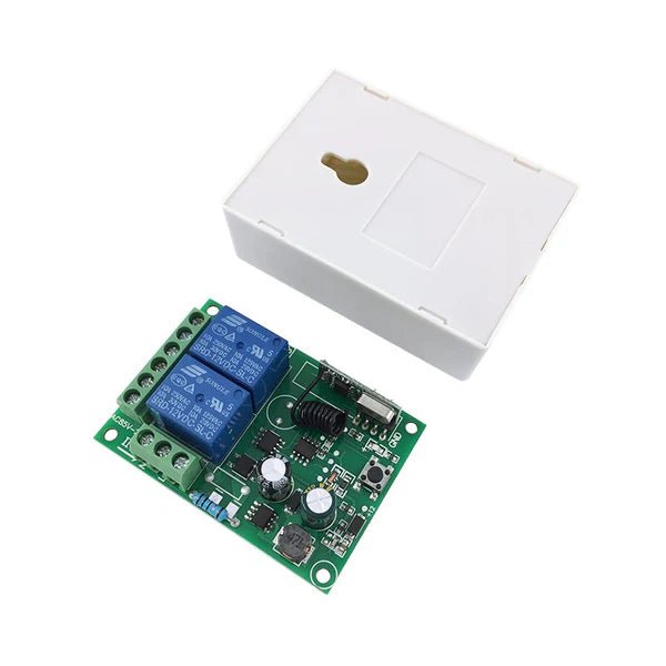 QIACHIP KR2202 - 4&KT01/KT05 Wireless Remote Control Switch AC 250V 110V 120V 220V 230V 2 - Channels Relay Receiver Module and RF 433 Mhz Remote Controls - Hengs