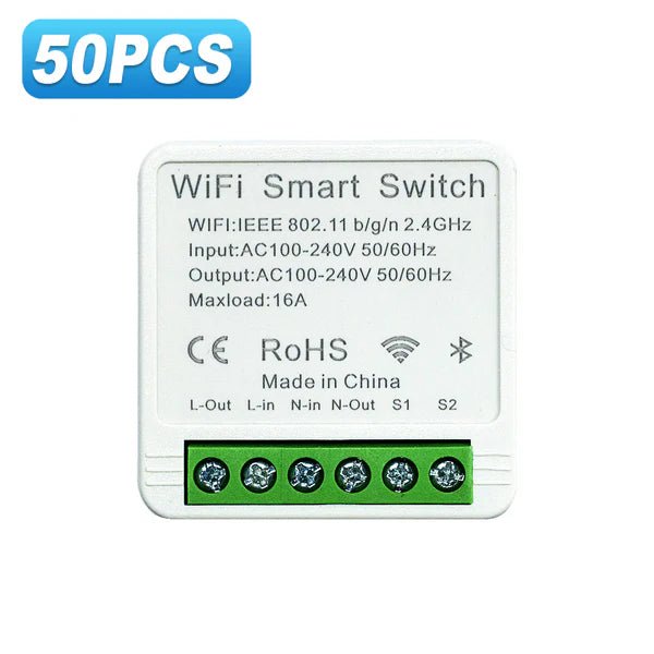 QIACHIP KR2302 eWelink wifi smart switch110V 220V 1ch 16A relay 2 way mini remote controller DIY light Intelligent switches work with alexa echo google home alice - Hengs