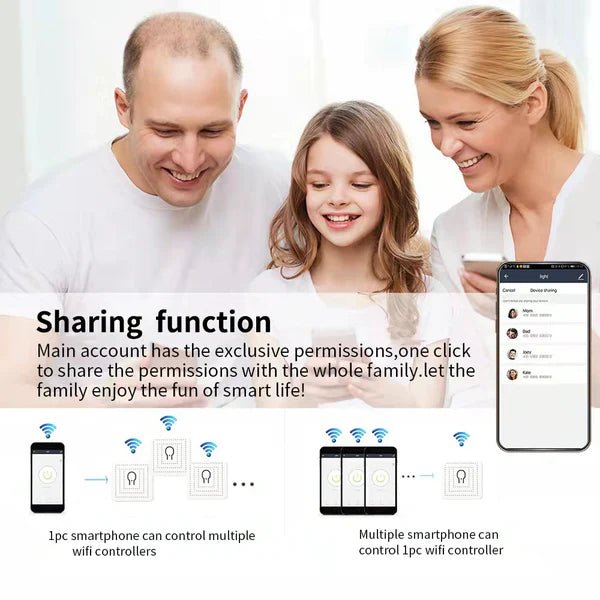 QIACHIP KR2303 Zigbee Smart Switch 16A Mini DIY Light Switches 2 Way Smart Home with EweLink Alexa Alice Google Home Smart life TUYA IKEA - Hengs